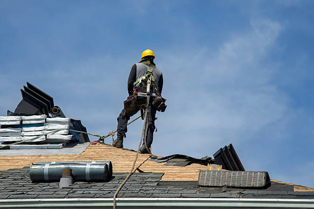 Professional Roof Installation technician working in Wake Forest, NC
